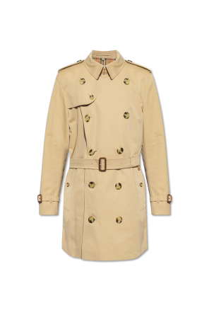 ジャケット Moschino Beige reversible trench coat in gabardine and satin Moschino Beige reversible trench coat in gabardine and satin